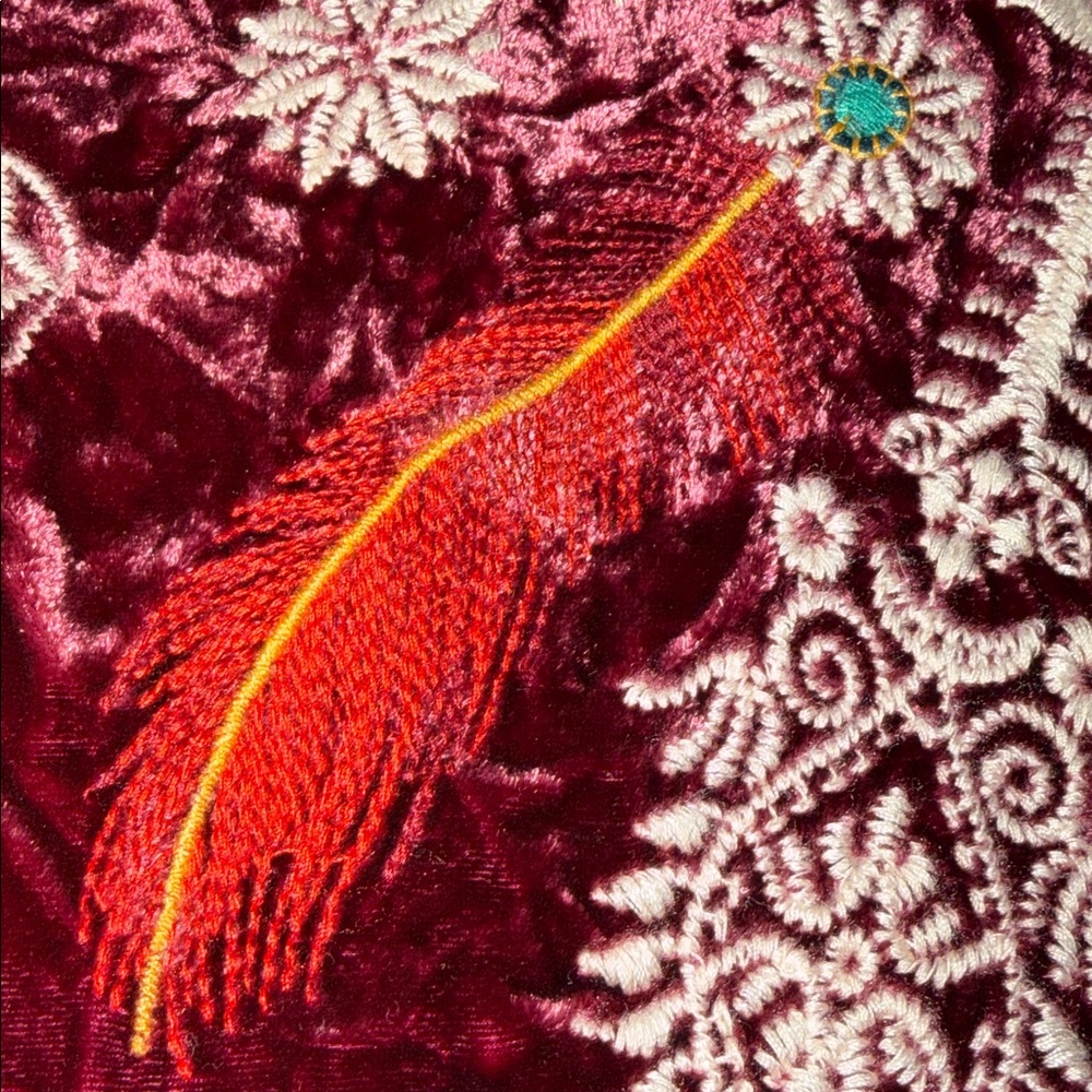 Johnny Was Workshop Patchwork Flannel Button Up S… - image 7